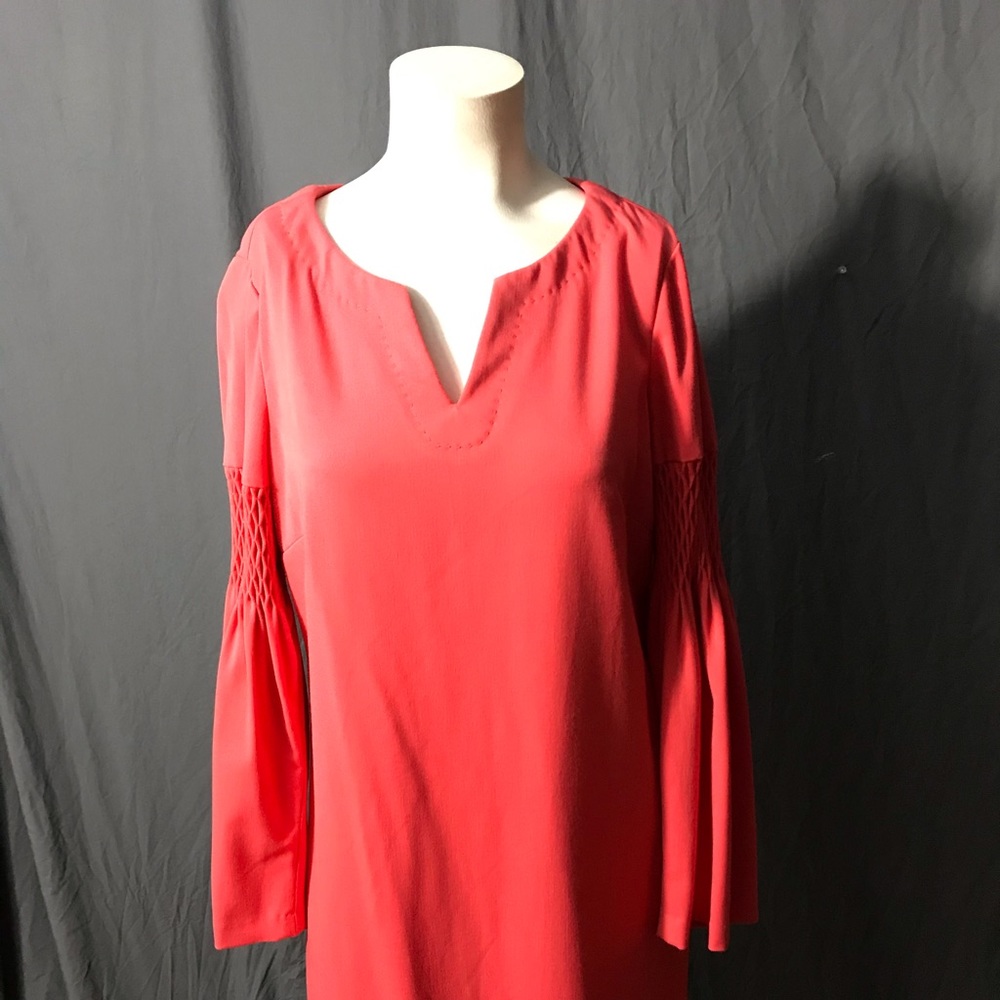 Pink Phoebe Couture bell sleeve dress 6 32